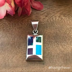 Silpada Sterling Silver Inlaid Pendant